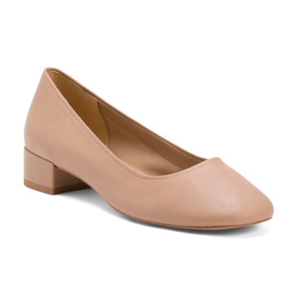 SILENT D Leather Annabelle Low Heels - Picture 1 of 3